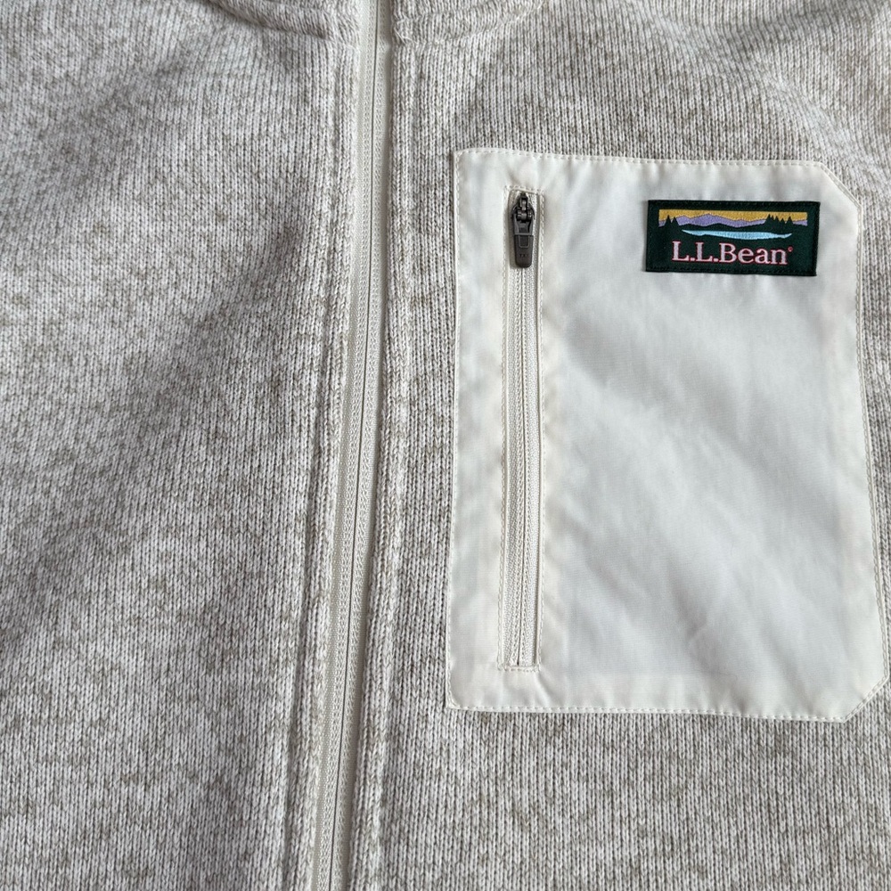 Women's L.L.Bean Sweater Fleece Long Vest size medium NWT - Picture 7 of 14